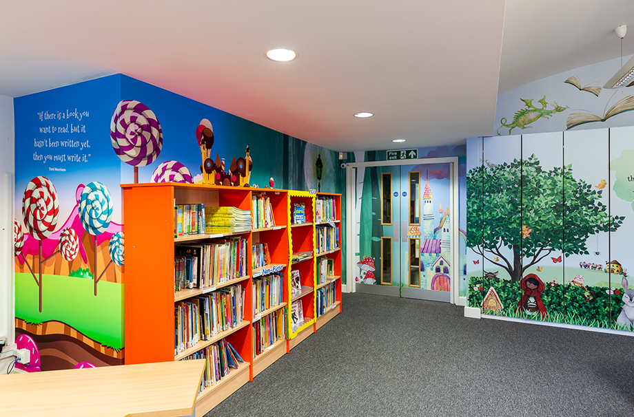 PYS Brentfield Primary School Library Wall Art 4 