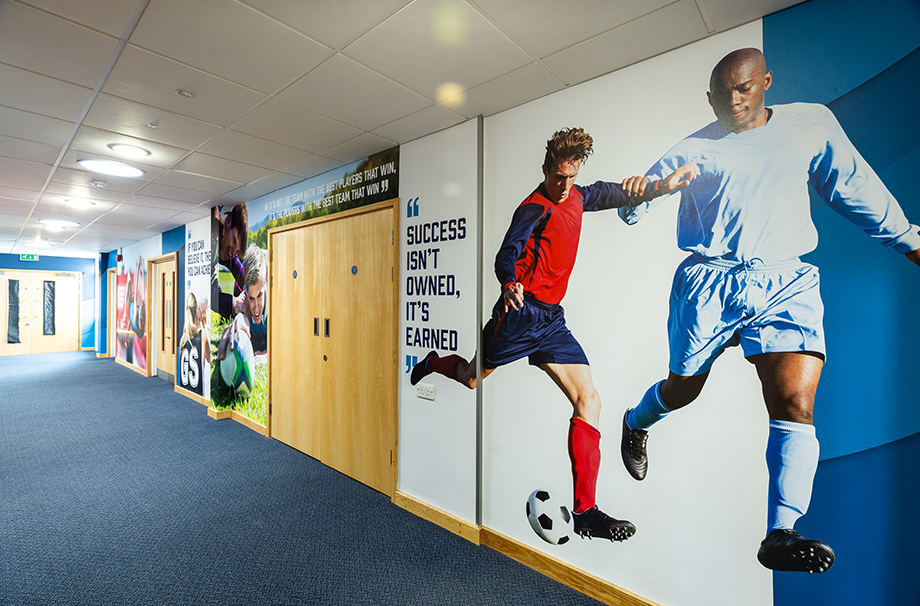 Lee Chapel Primary School Sports Corridor - Promote Your School